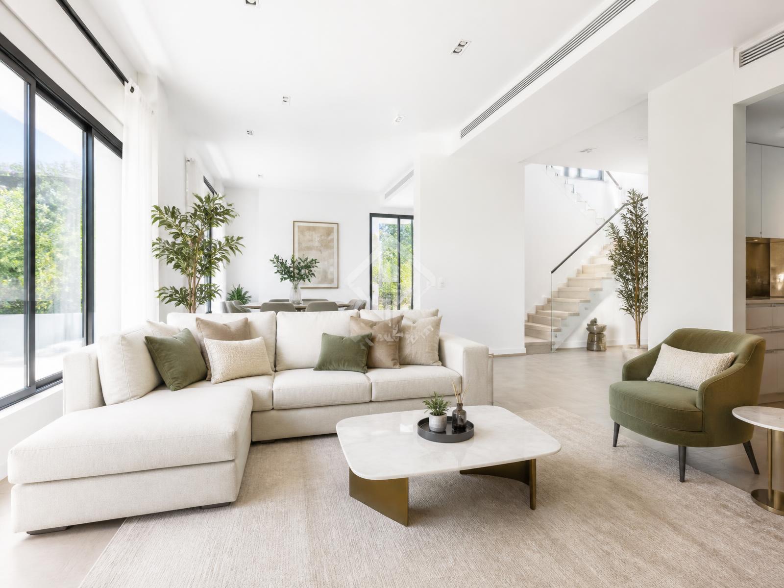 Beautifully staged landed home interior